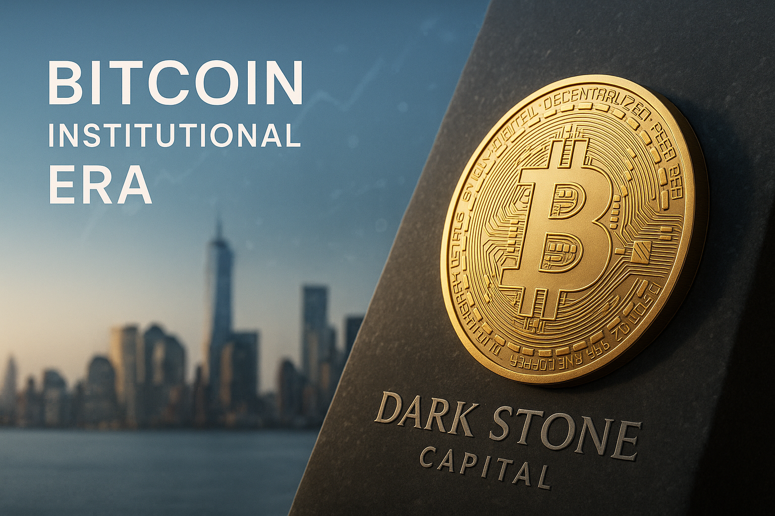 Bitcoin’s Institutional Era: Why Dark Stone Capital Is Accumulating the Digital Gold